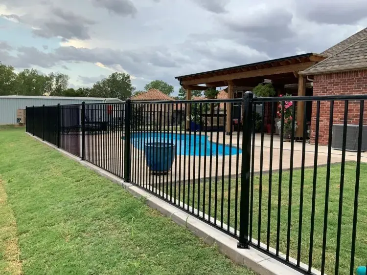 Ornamental Iron installation by Legacy Fence