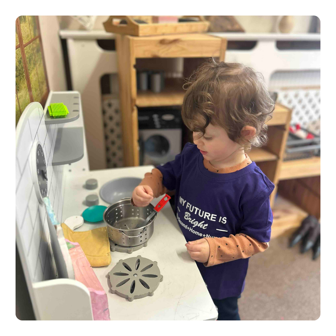 children cooking