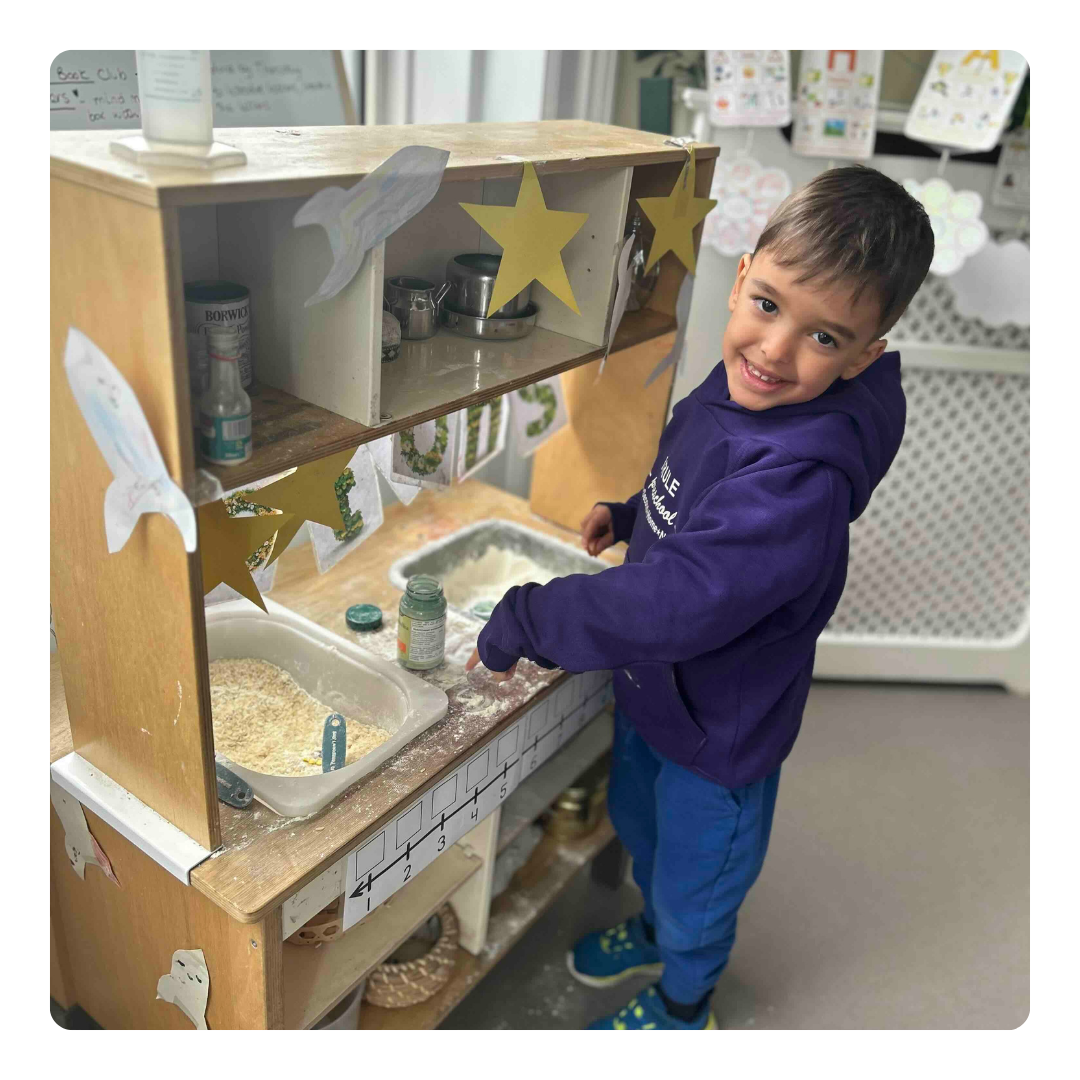 children cooking