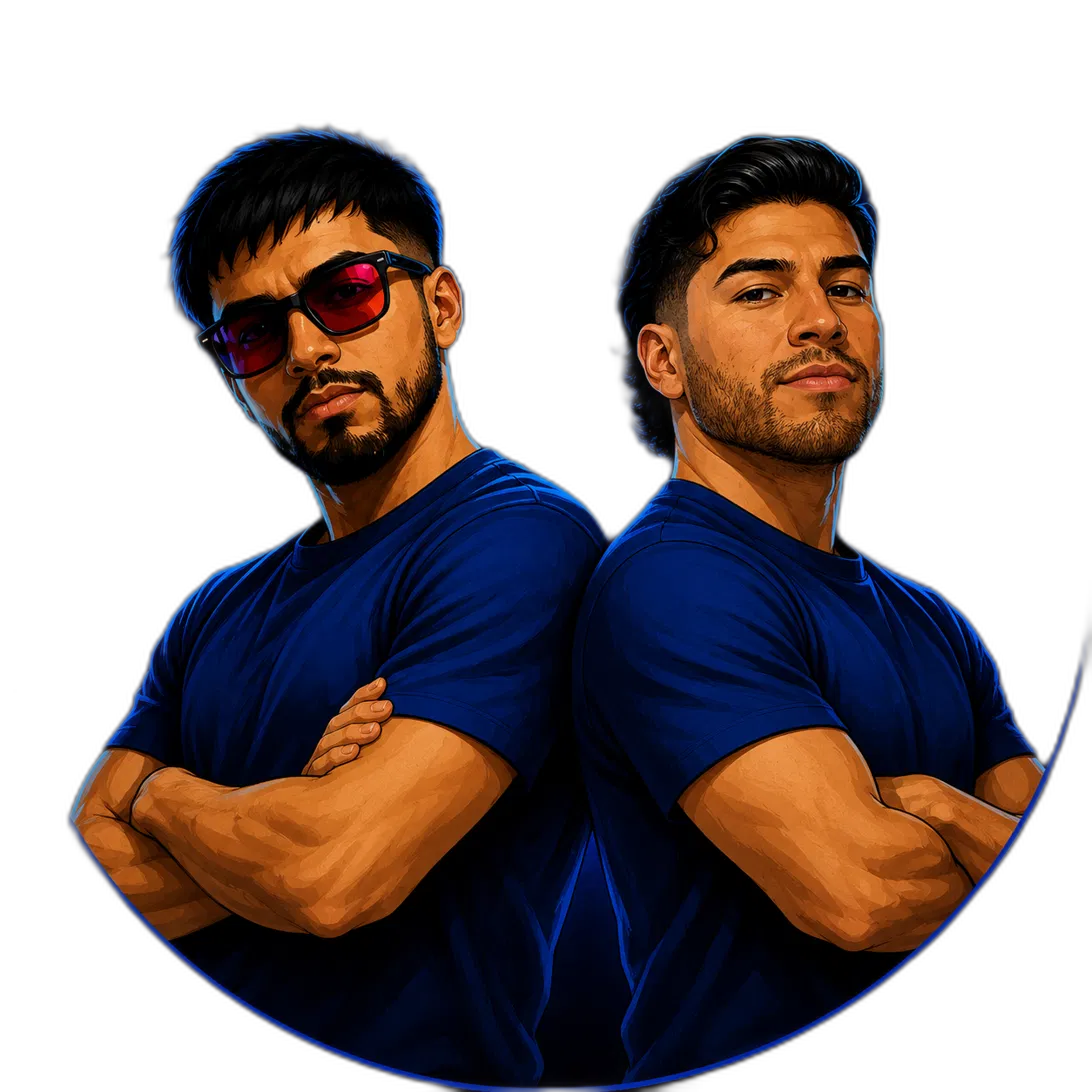 The VELPI founders standing back to back