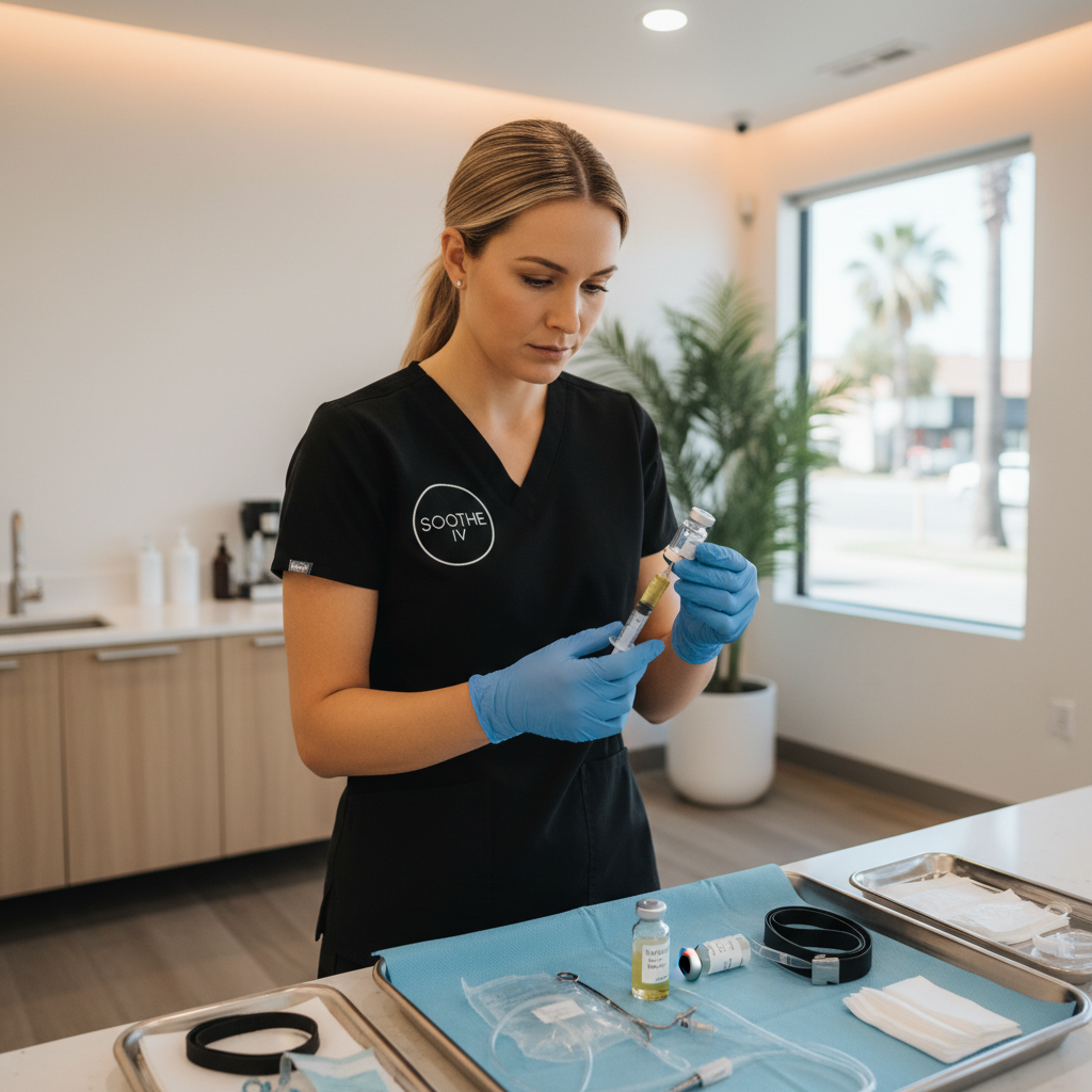 Soothe IV nurse for cold and flu relief