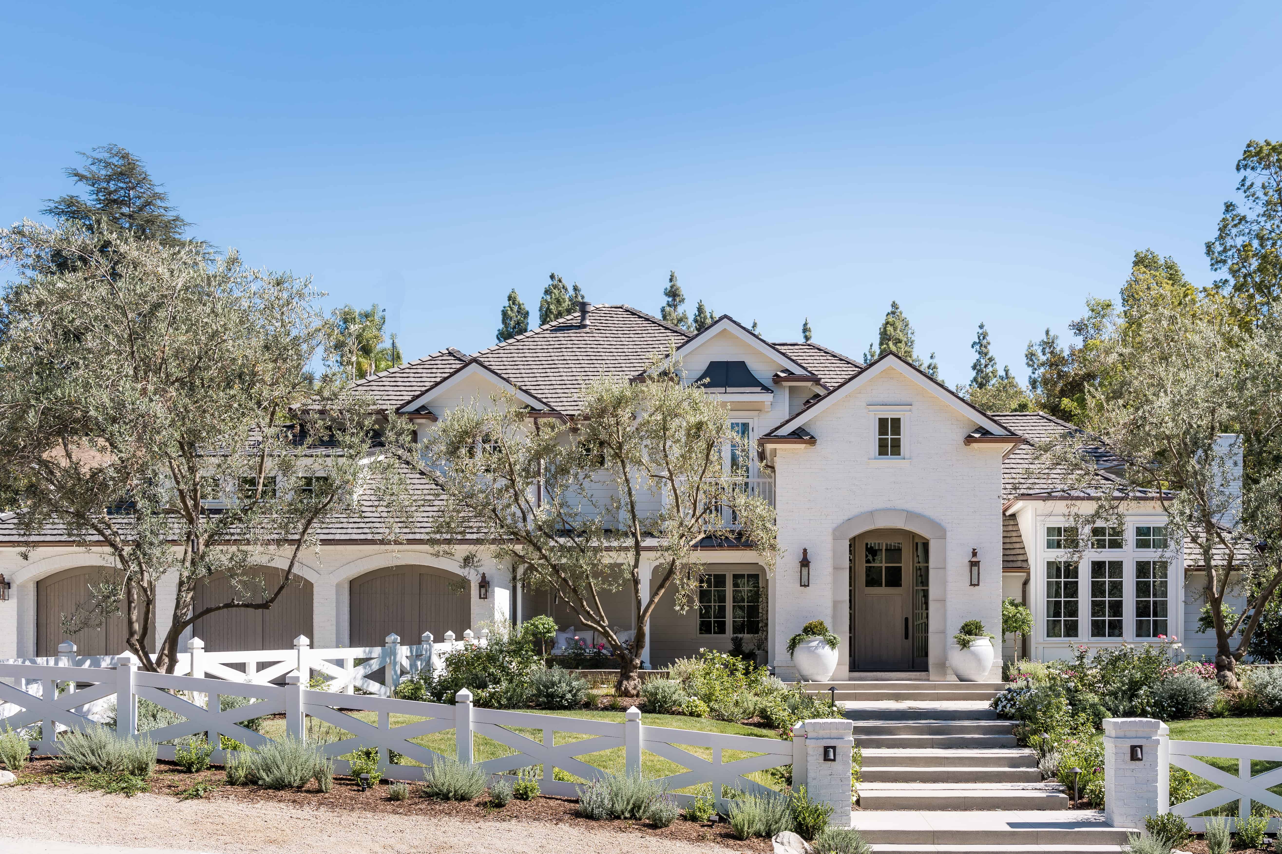 Luxury custom estate at dusk in Nellie Gail Ranch