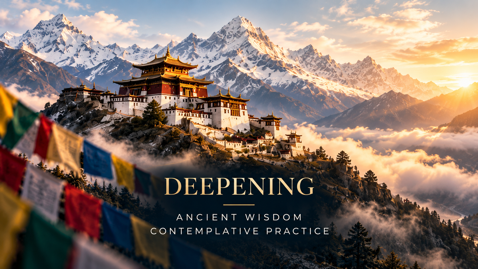 Himalayan monastery above the clouds