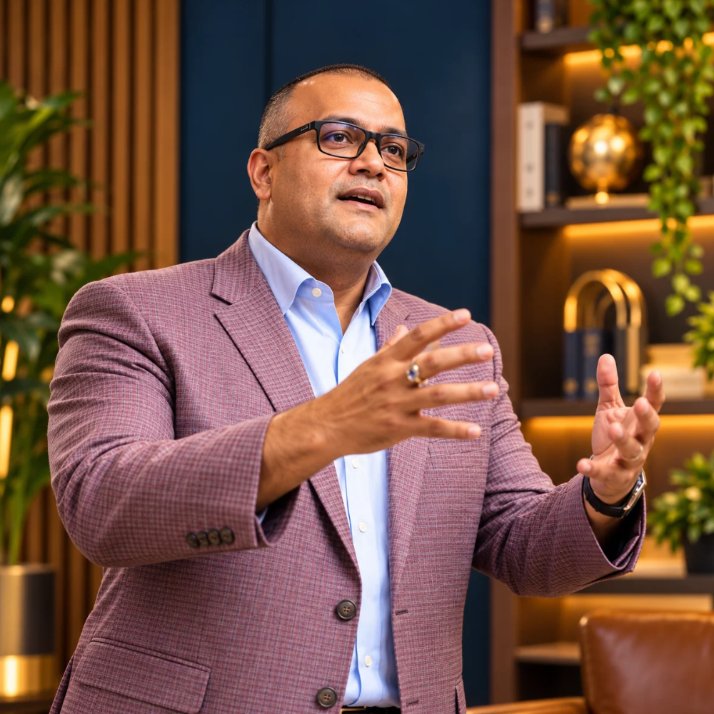 Pankaj Singh speaking about leadership under pressure