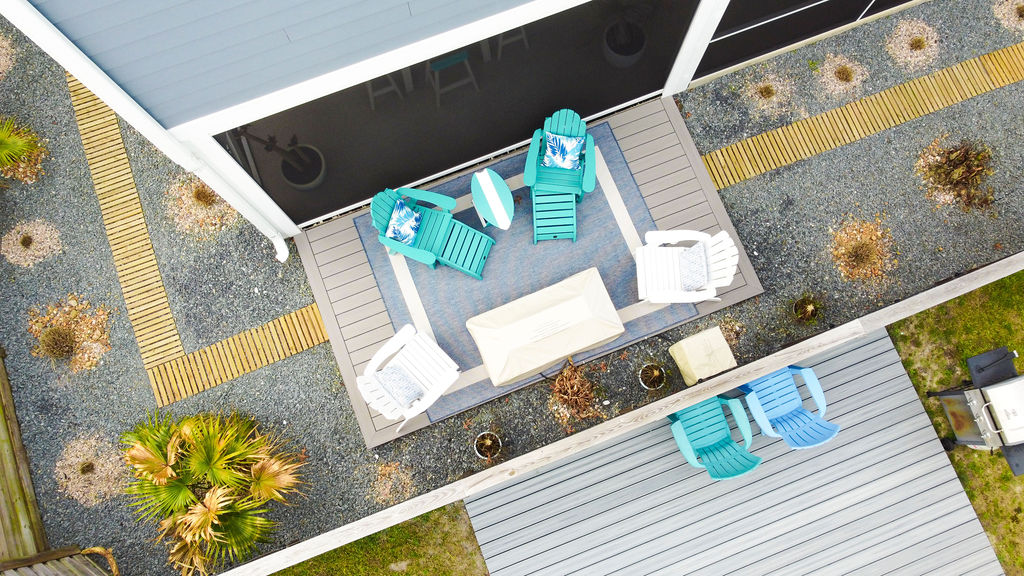 TimberTech composite deck in Carolina Beach