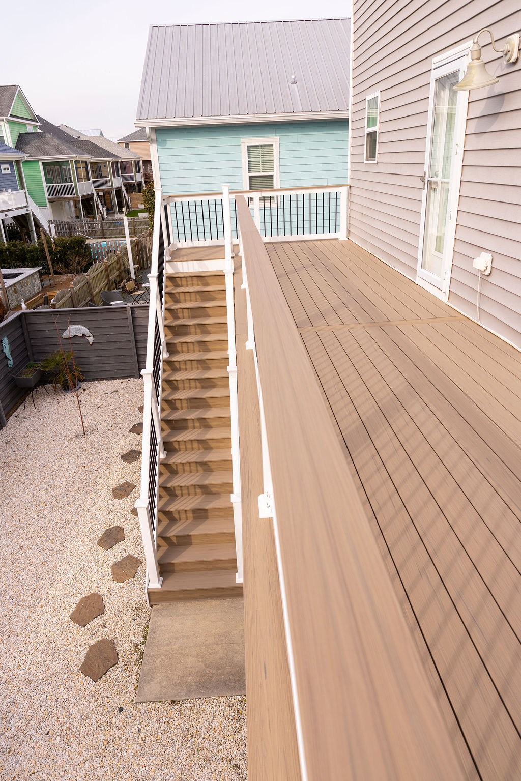 TimberTech composite deck in Carolina Beach, NC