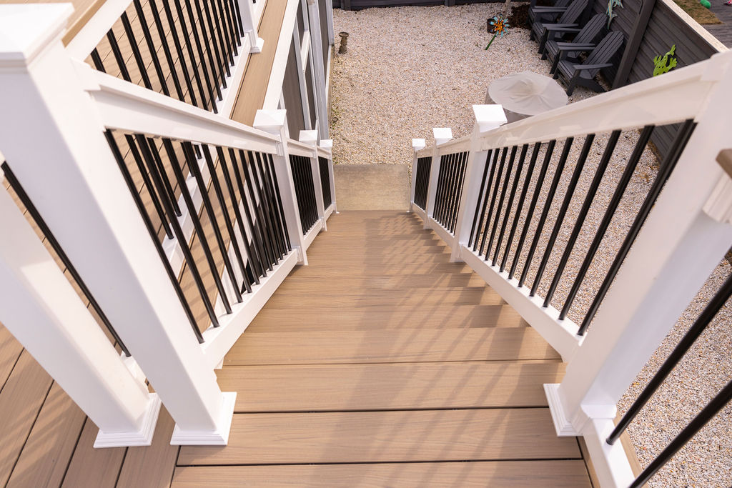 TimberTech composite deck in Carolina Beach