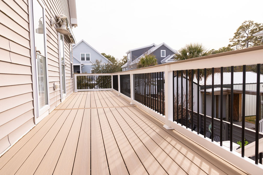 TimberTech composite deck in Carolina Beach