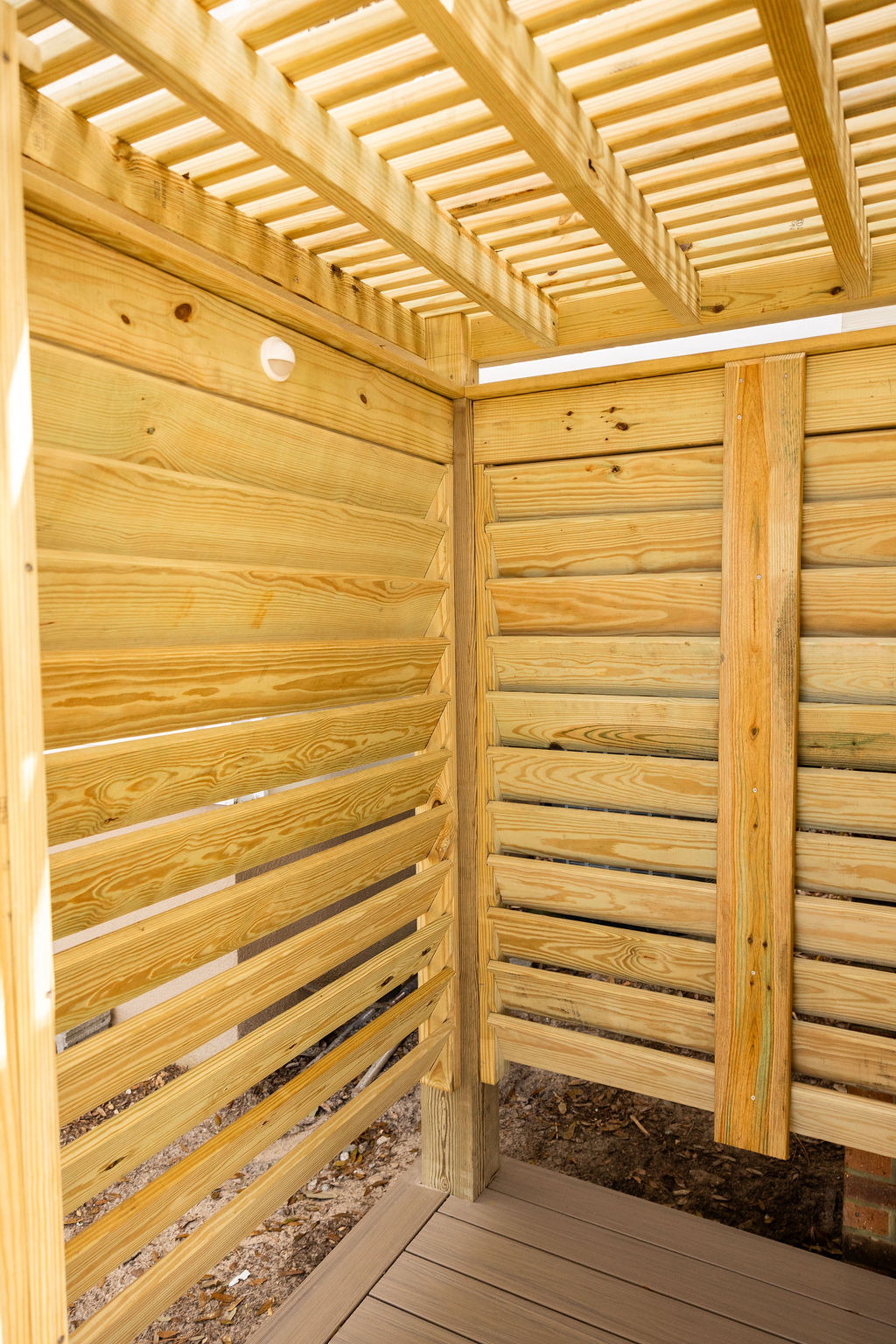 Pressure-treated pool deck in Supply