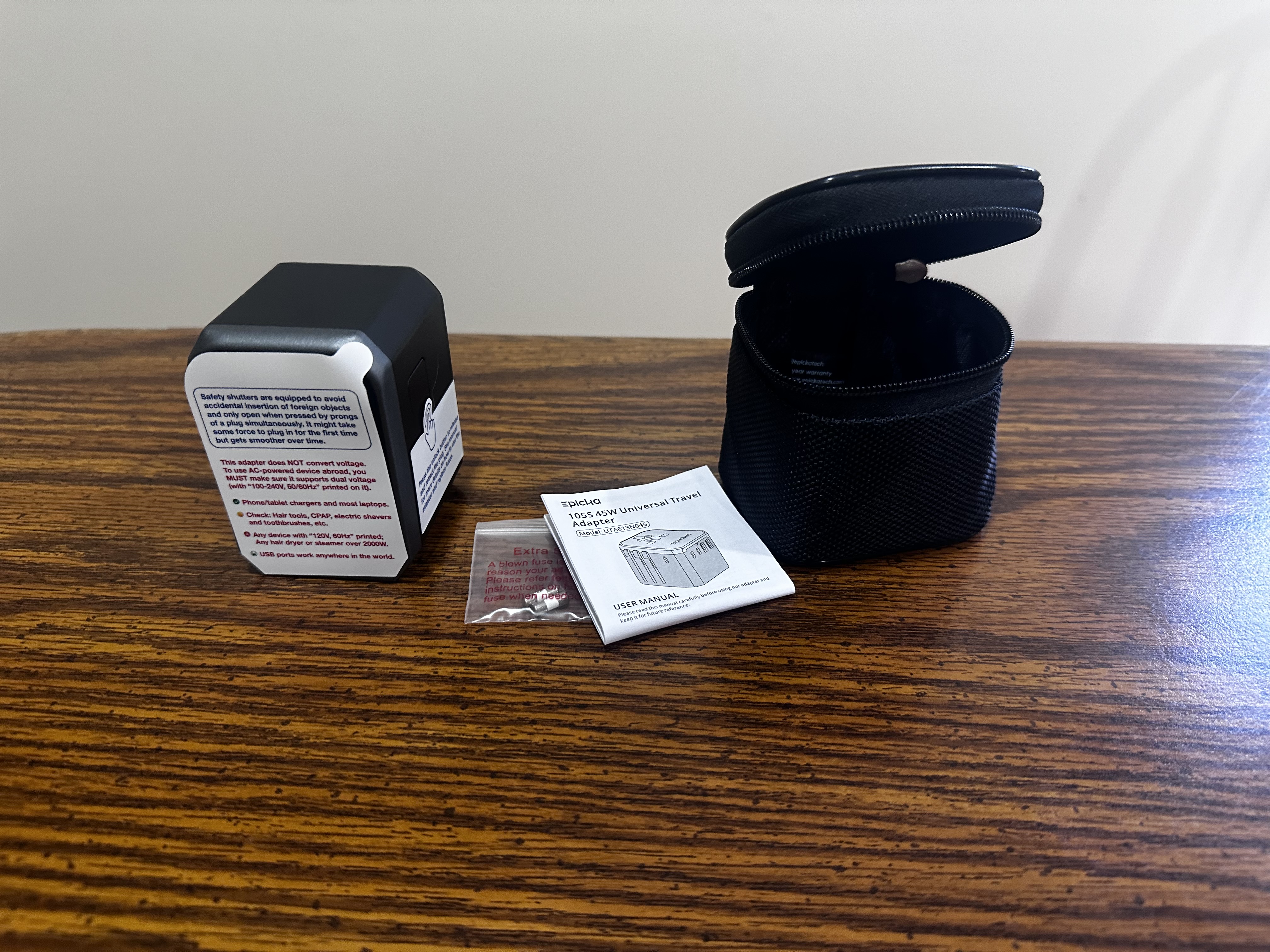 Travel plug adapter for Mediterranean trip