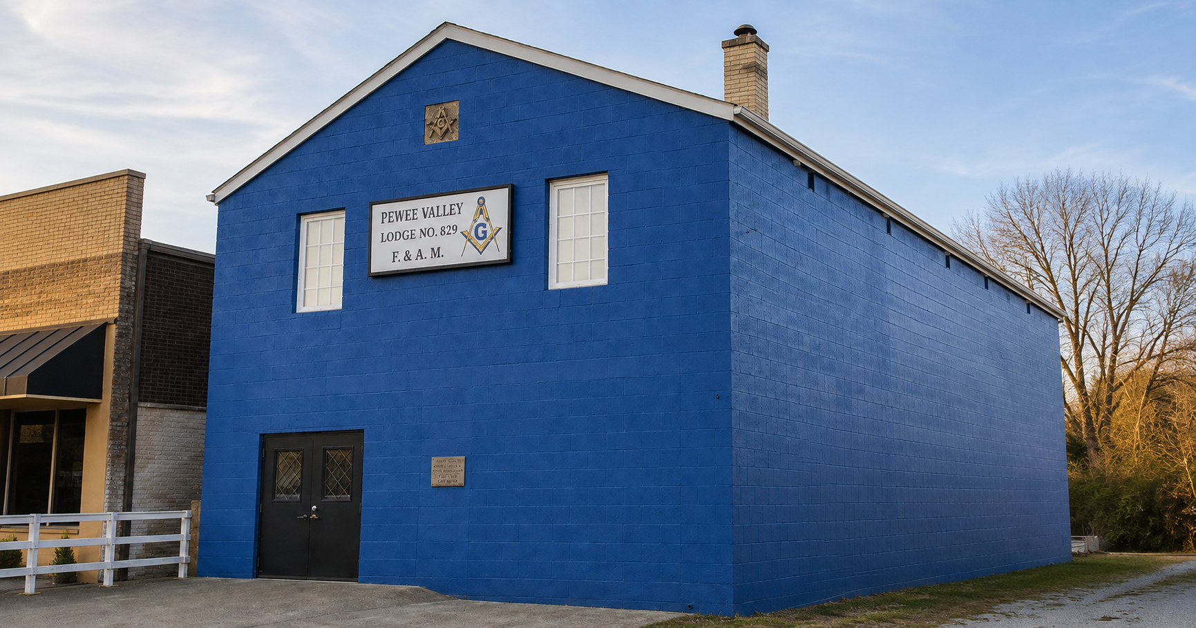 Pewee Valley Lodge No. 829 at 6413 Railroad Avenue, Crestwood