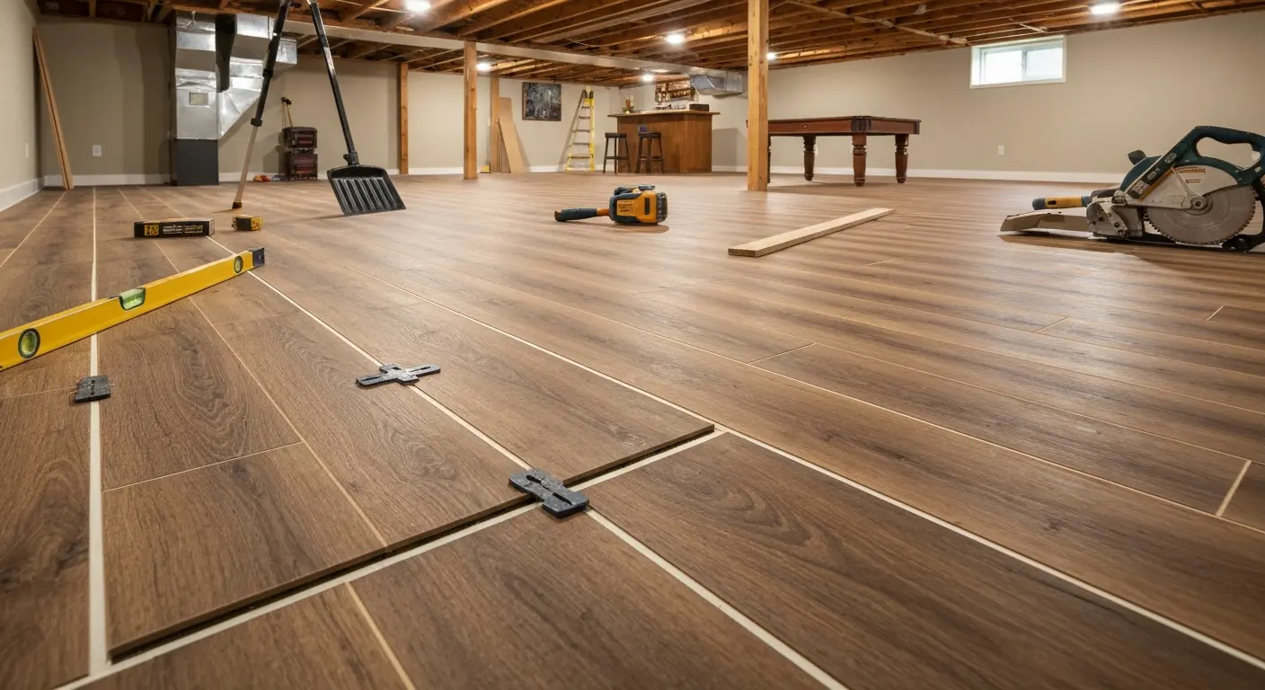 Luxury vinyl flooring