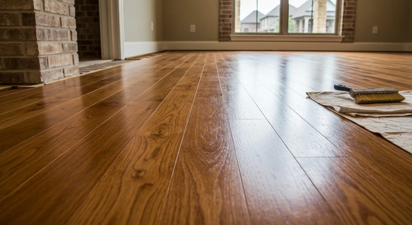 Hardwood floor installation