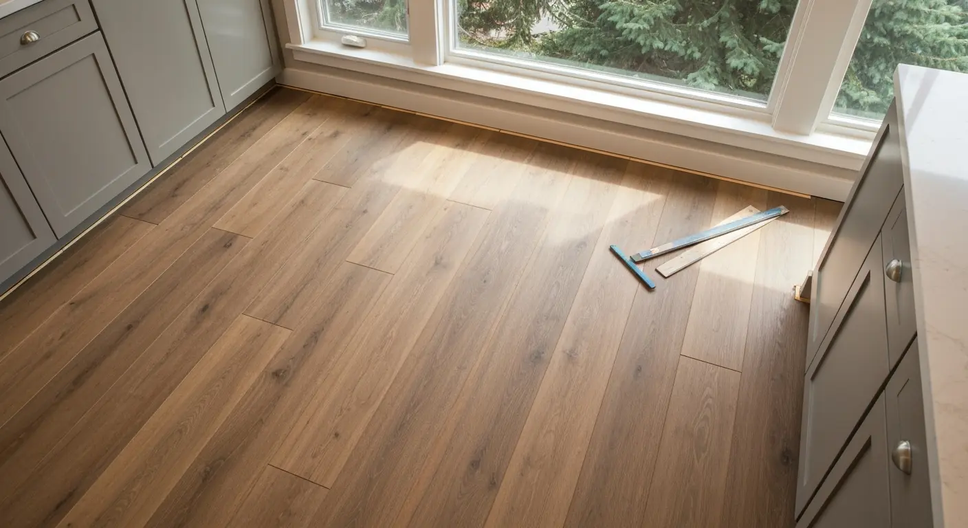 LVP flooring installation