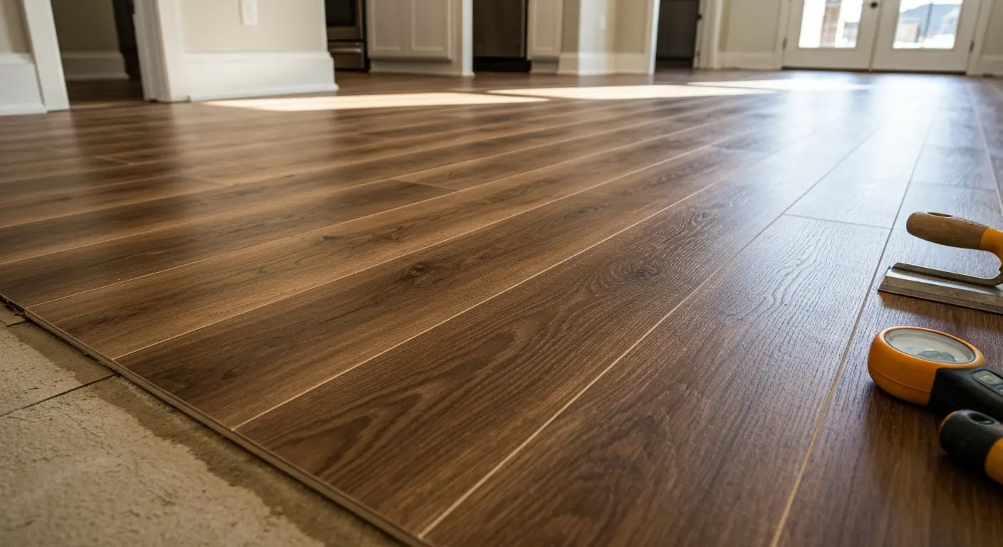 LVP flooring installation