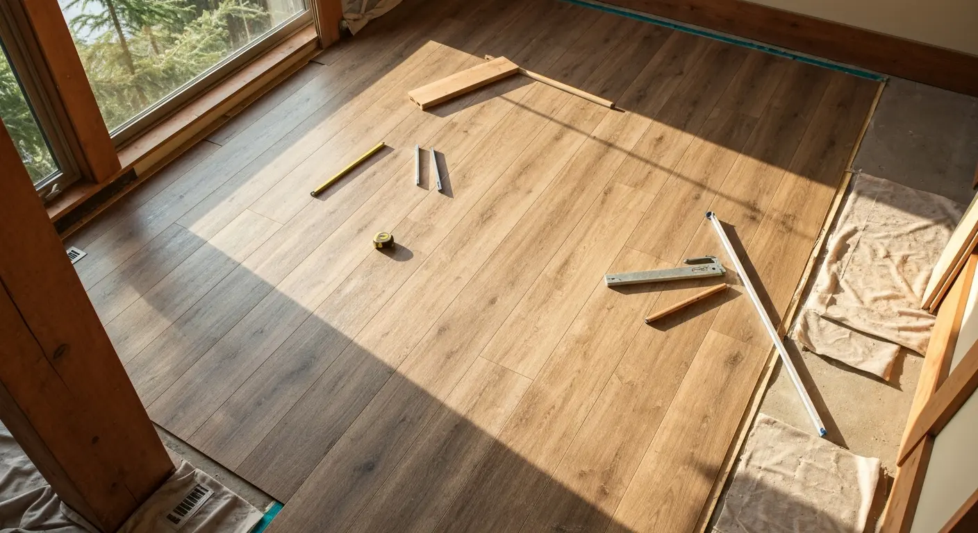 Laminate and vinyl flooring