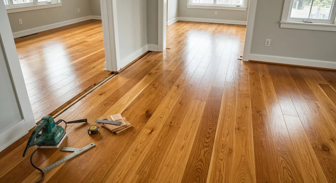 Hardwood flooring installation