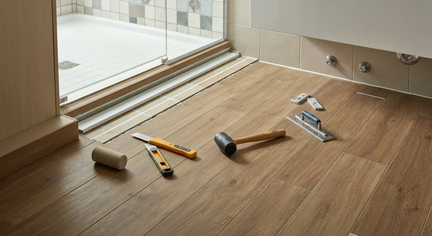 Luxury vinyl installation