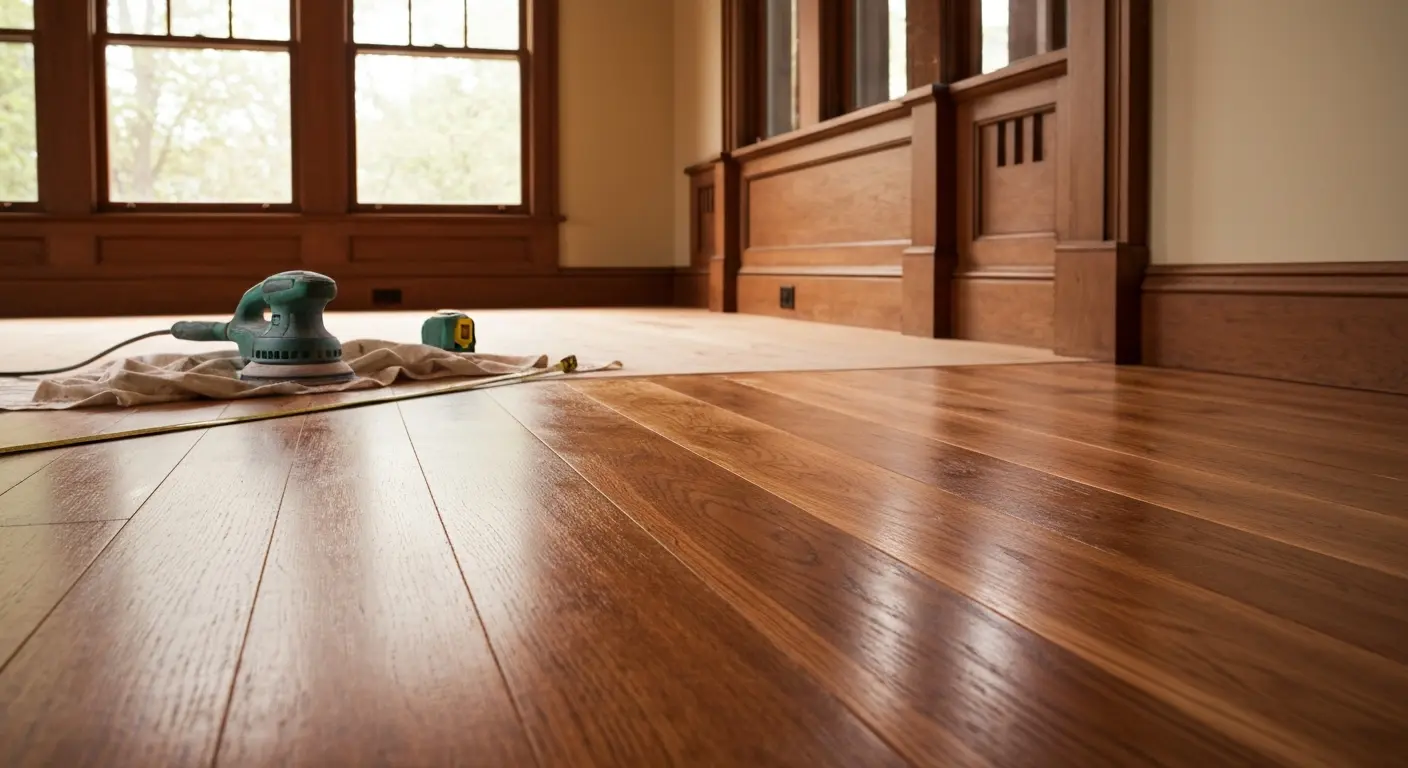 Hardwood flooring installation