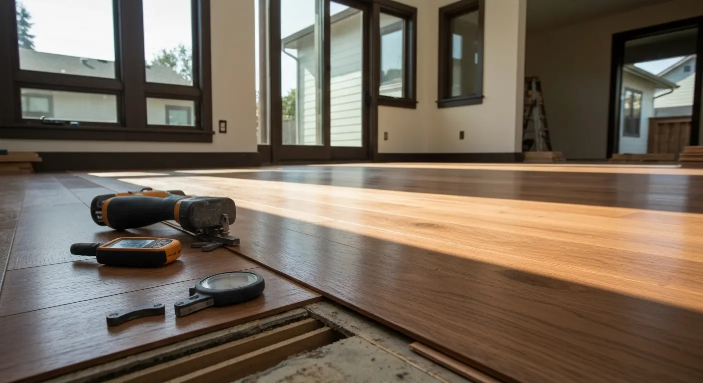 Engineered hardwood flooring