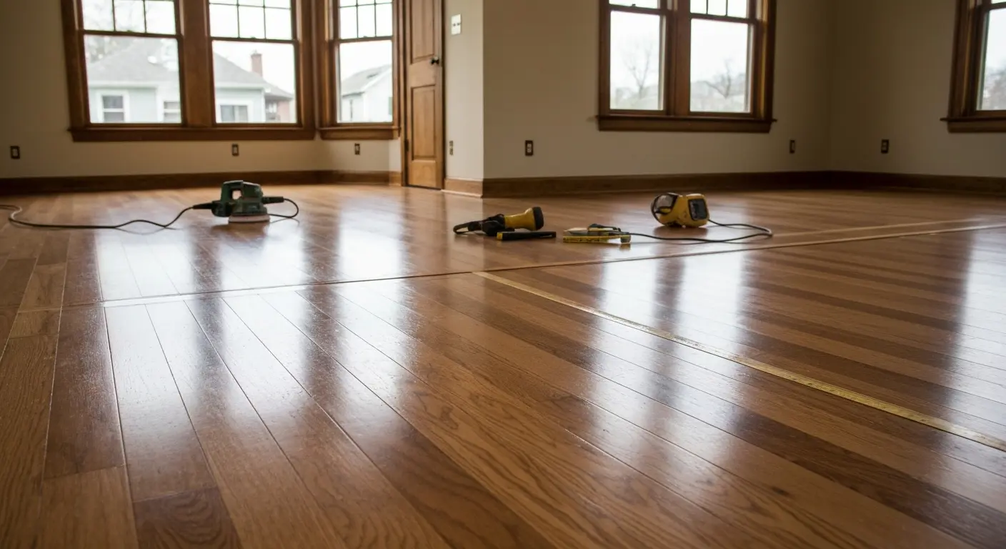 Hardwood flooring installation