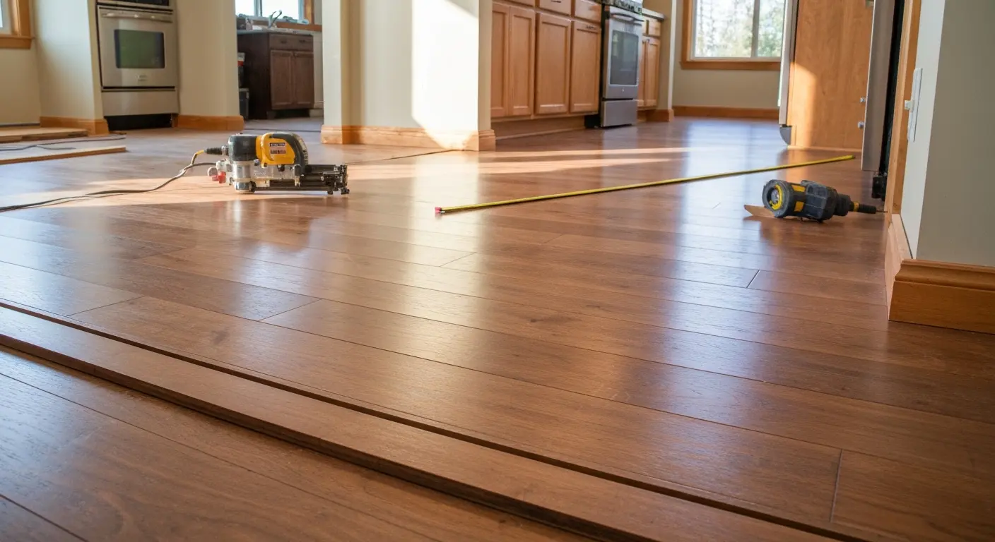 Engineered hardwood flooring