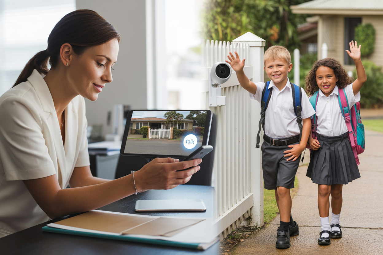 two way audio security camera