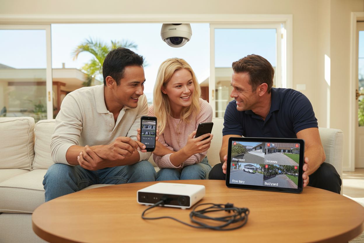 security camera installation