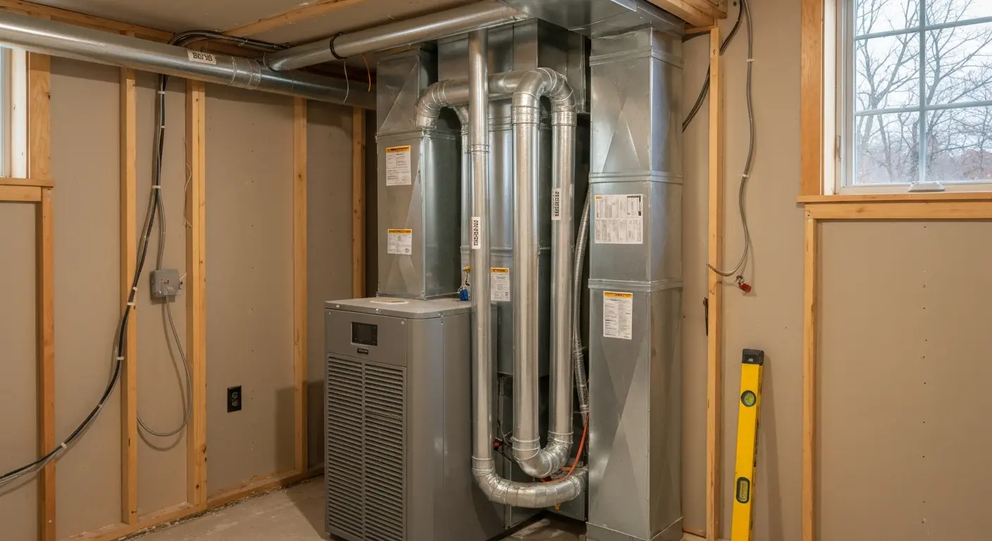 HVAC system replacement in Hudson home