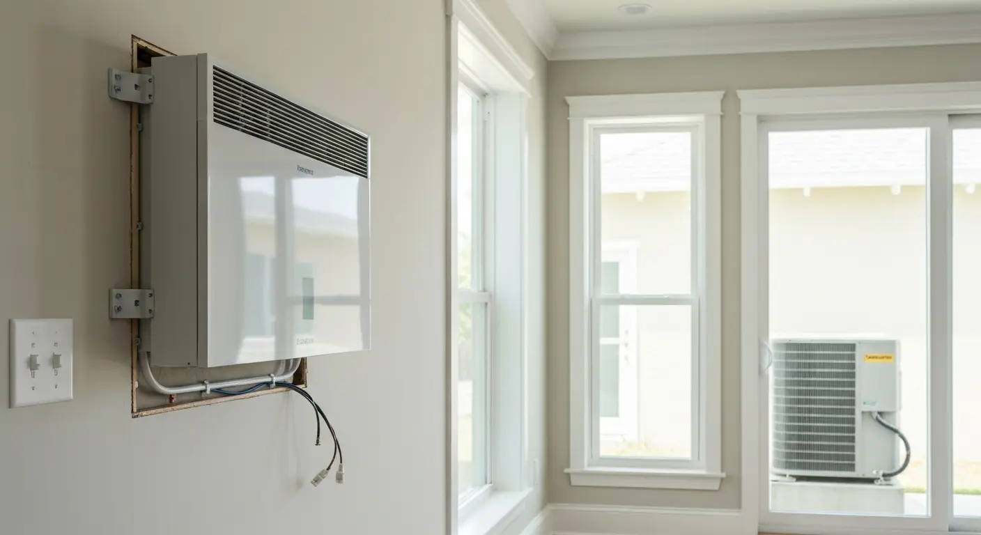 Mini split system installation