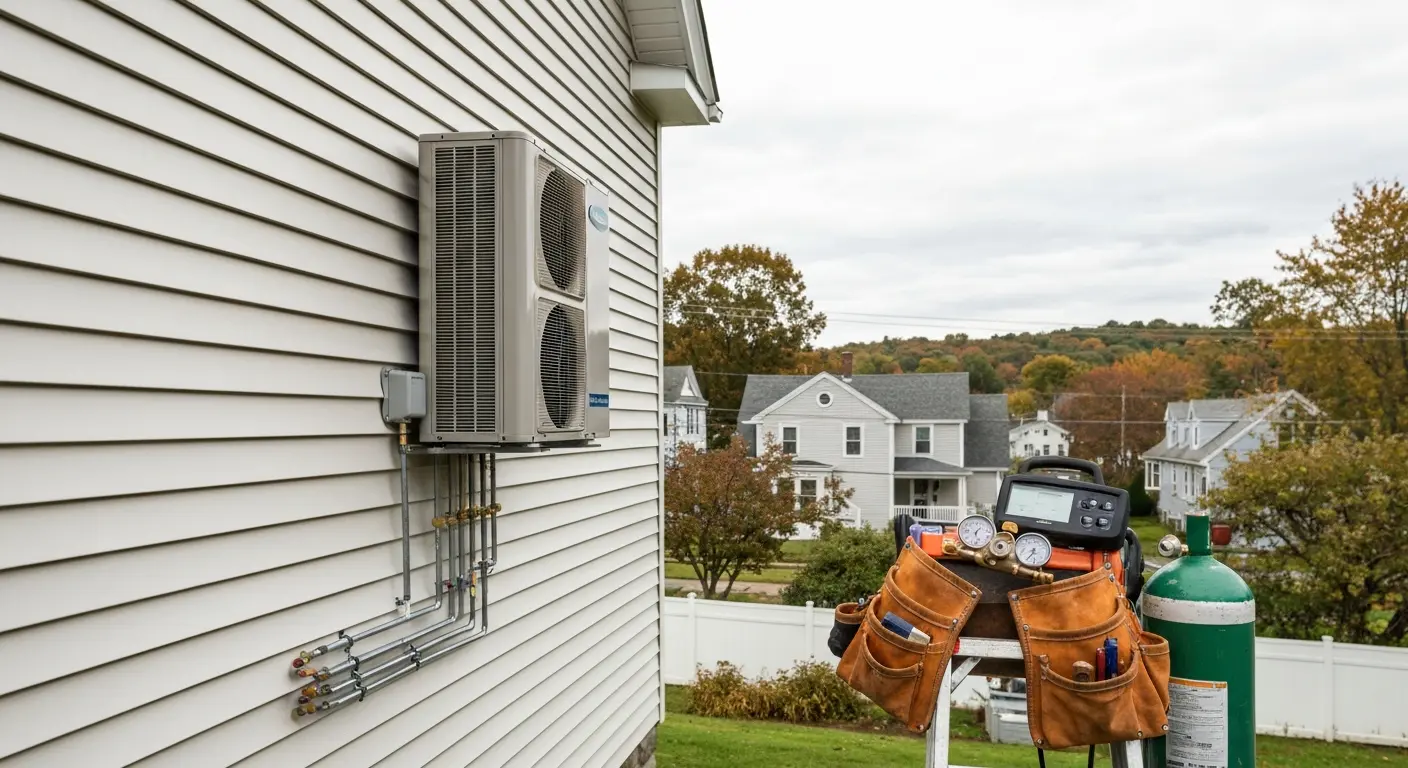 Heat pump installation