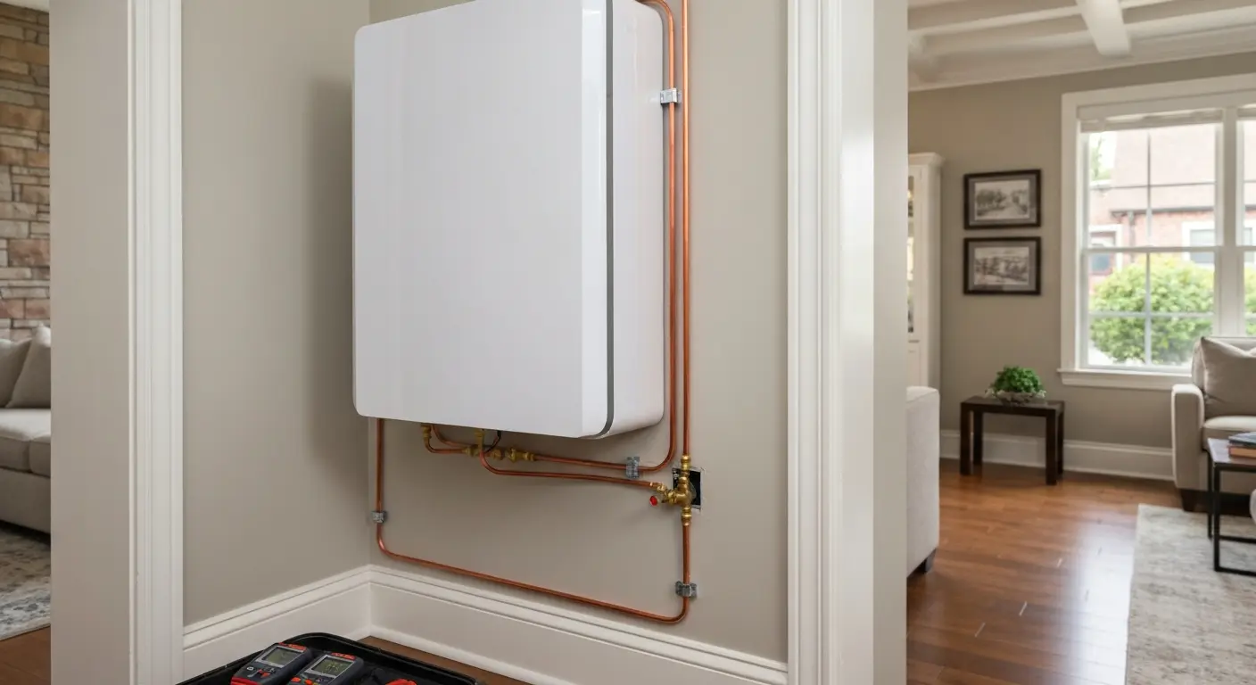 Ductless mini-split HVAC installation