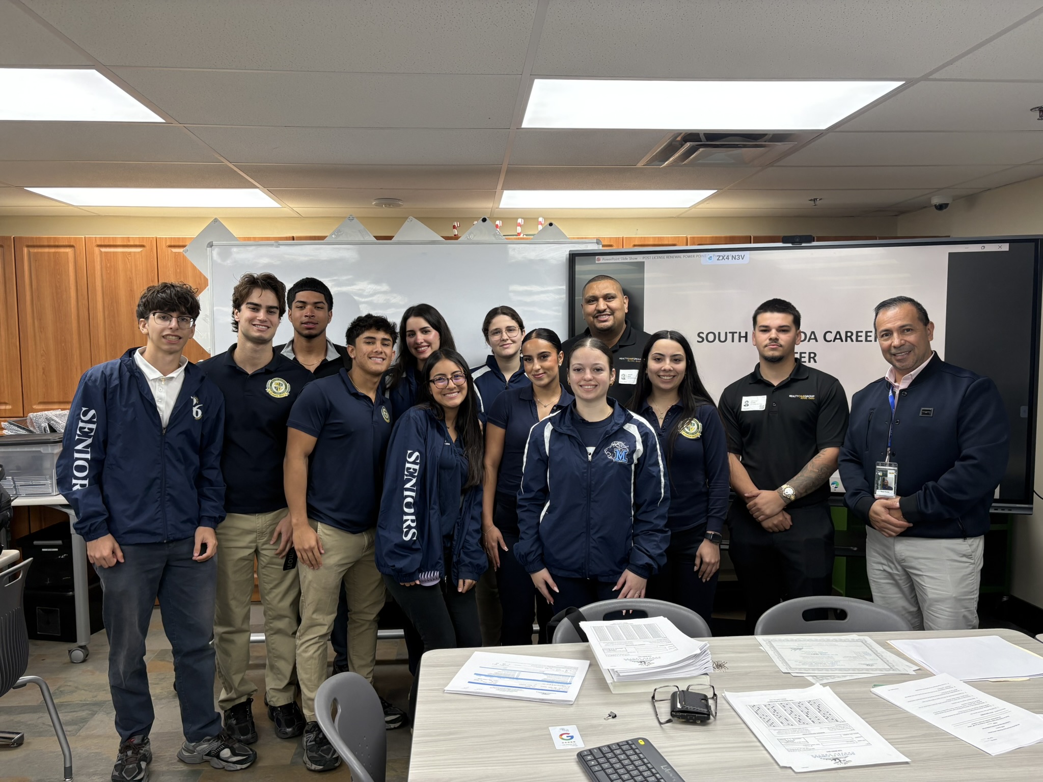 SFCC student receiving real estate certificate