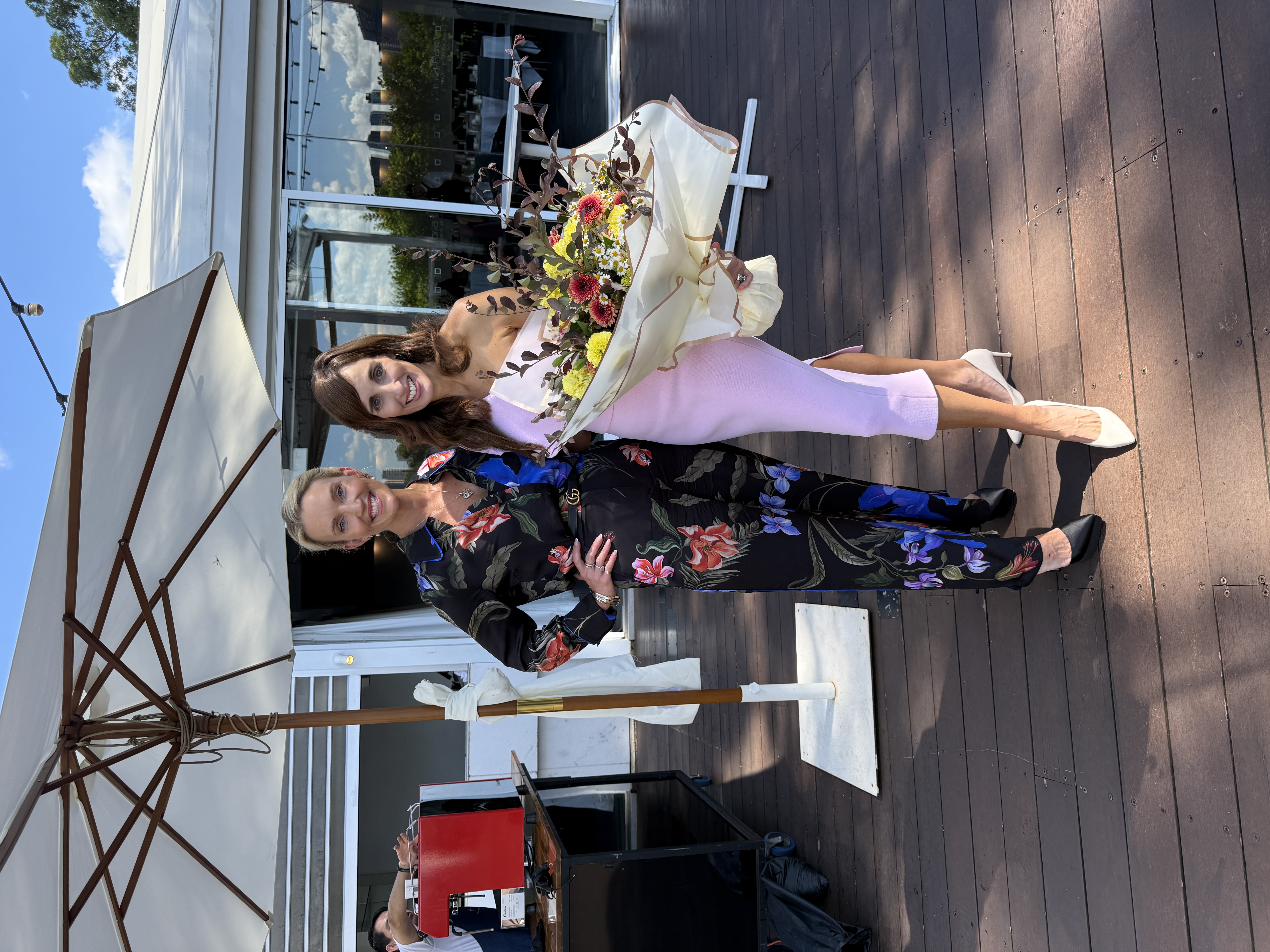 Jessie Newell with Janice Elsley