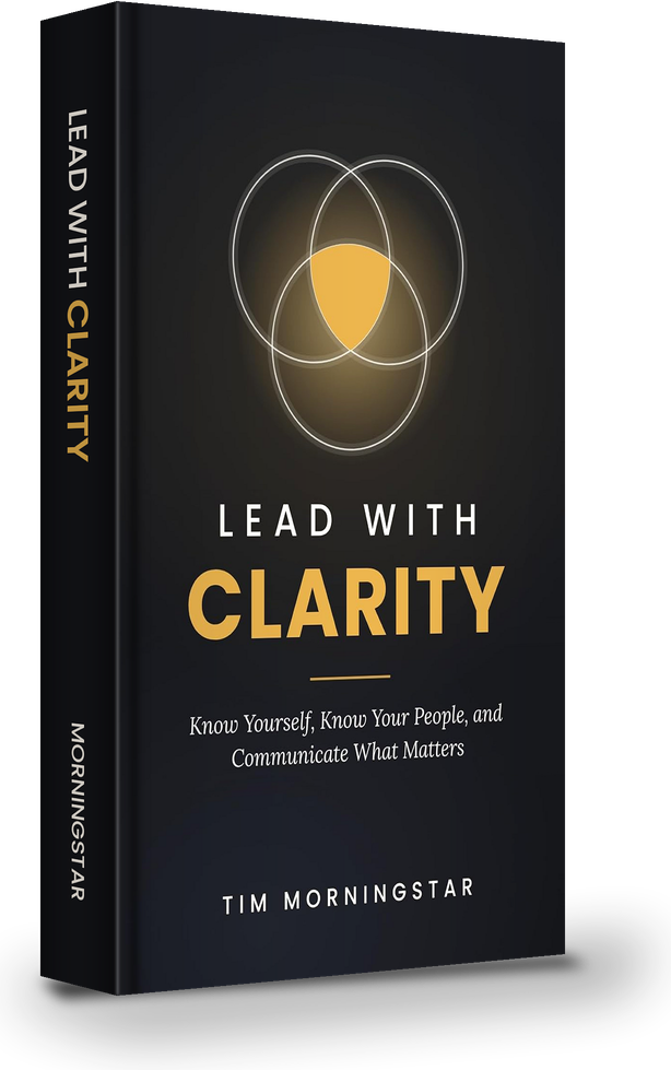 Lead With Clarity book cover by Tim Morningstar