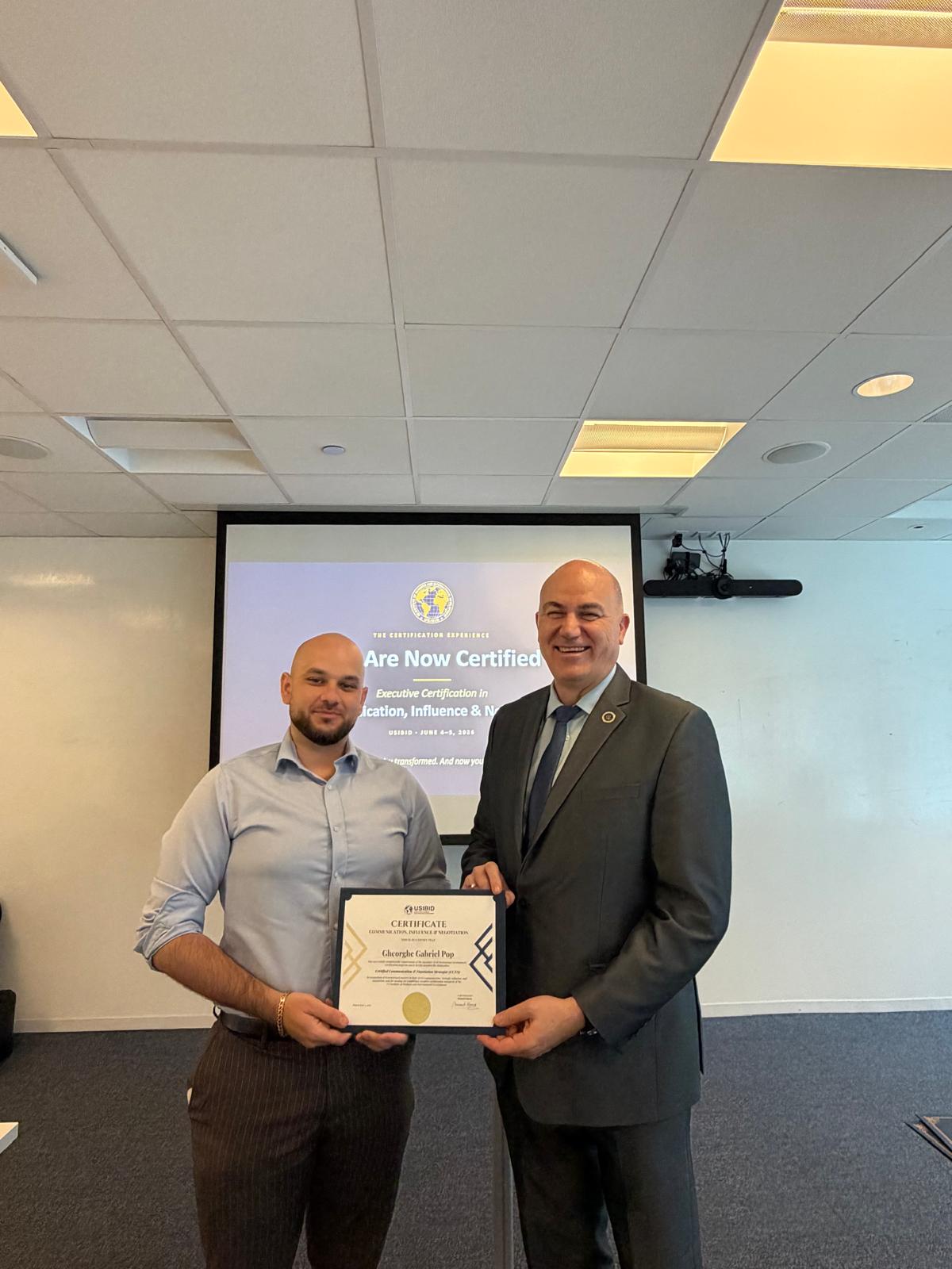 USIBID certificate moments