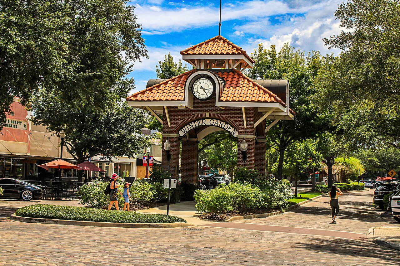 Winter Garden neighbourhood in Orlando