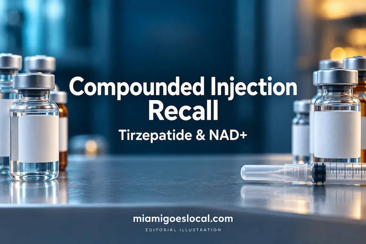 Compounded Tirzepatide and NAD+ Injections Recalled Over Sterility Concerns