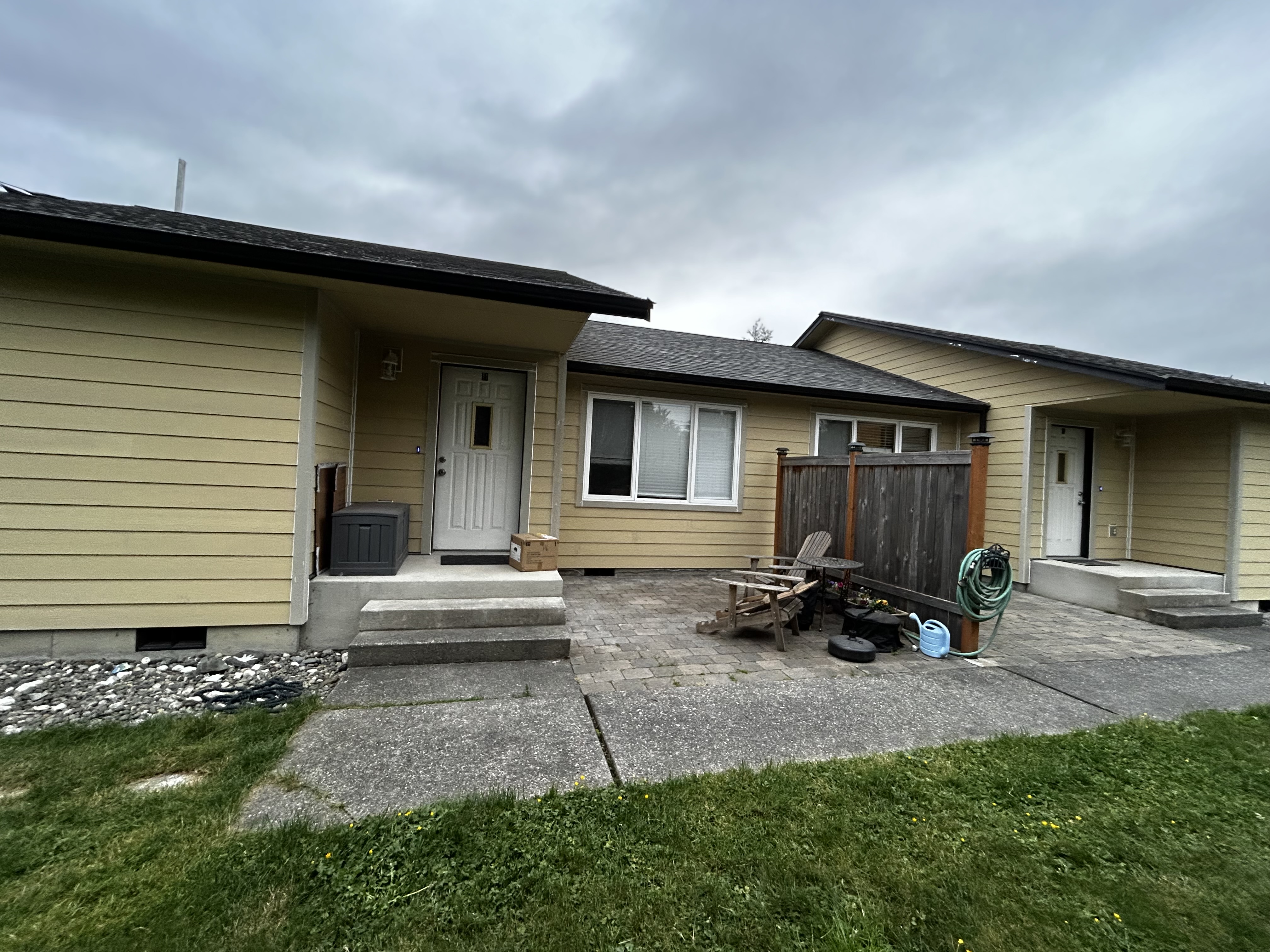 Finished home with new siding and trim