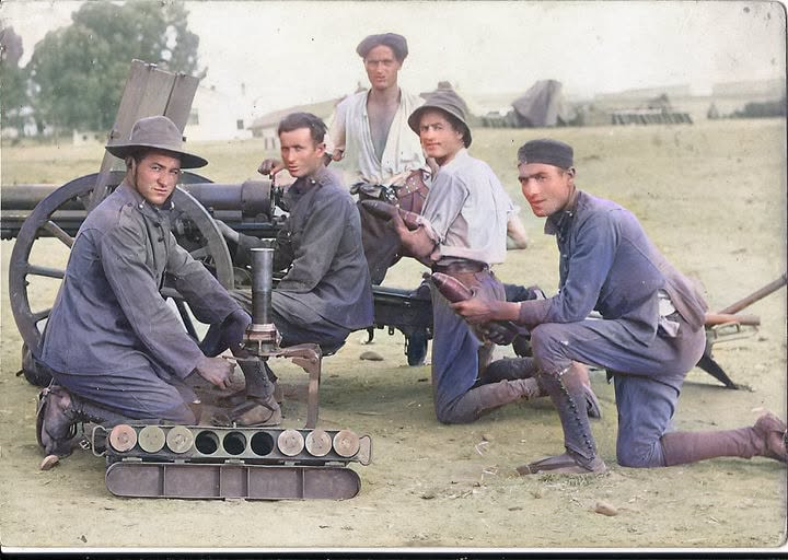 My grandfather serving with an artillery unit in Spain. My grandfather serving with an artillery unit in Spain.