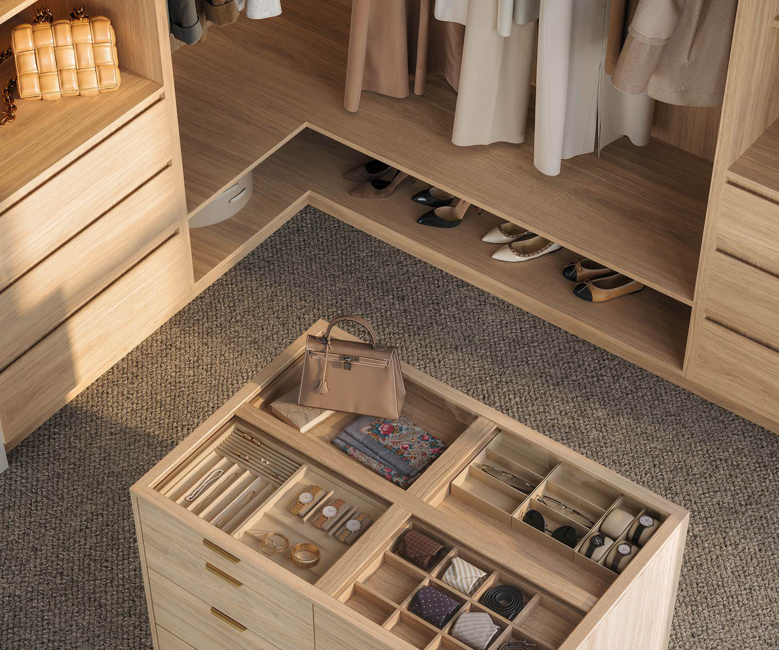 The boutique walk-in robe
