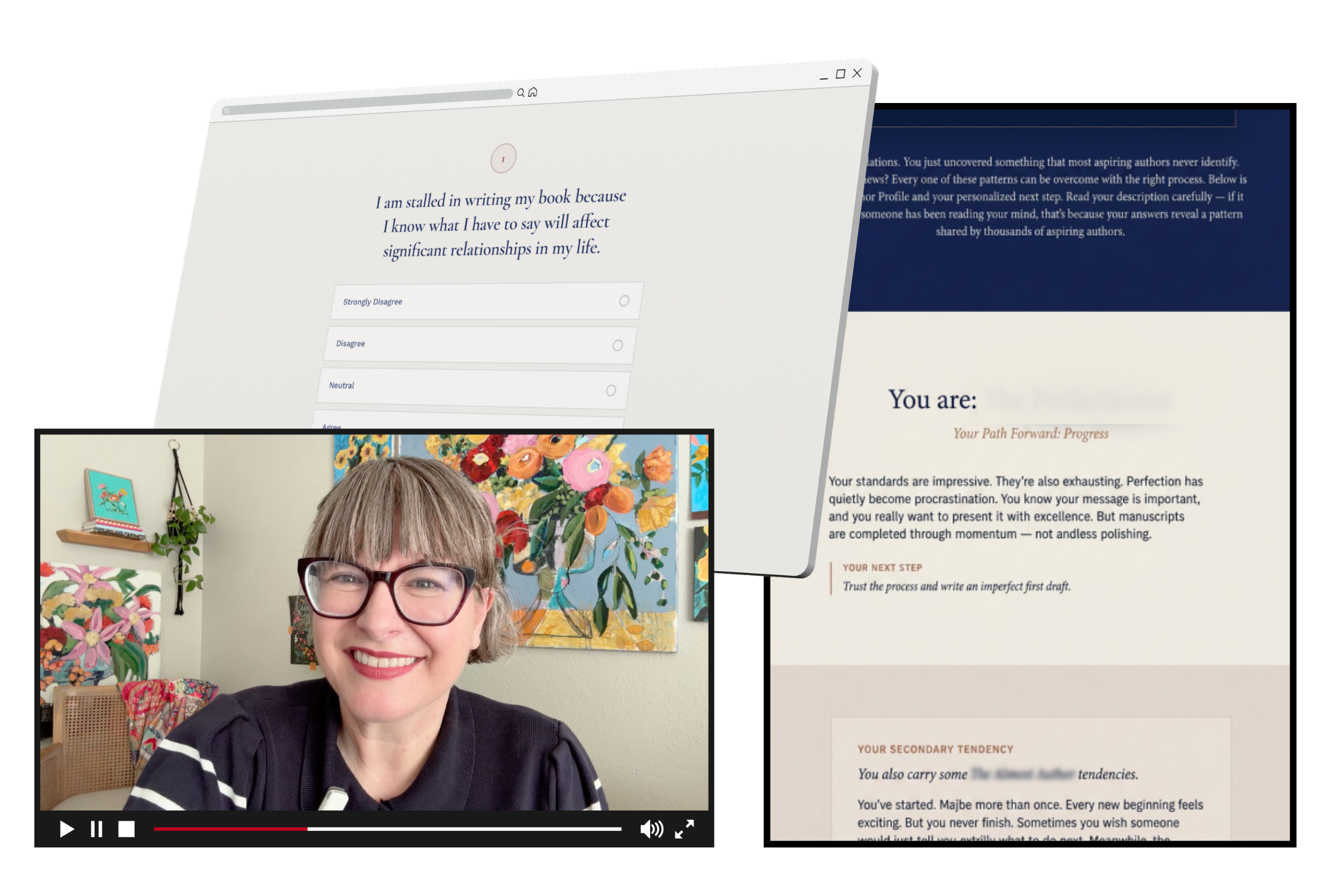 Author Profile Assessment kit — Dream Guide, Spiritual worksheet, and Conversation Cards