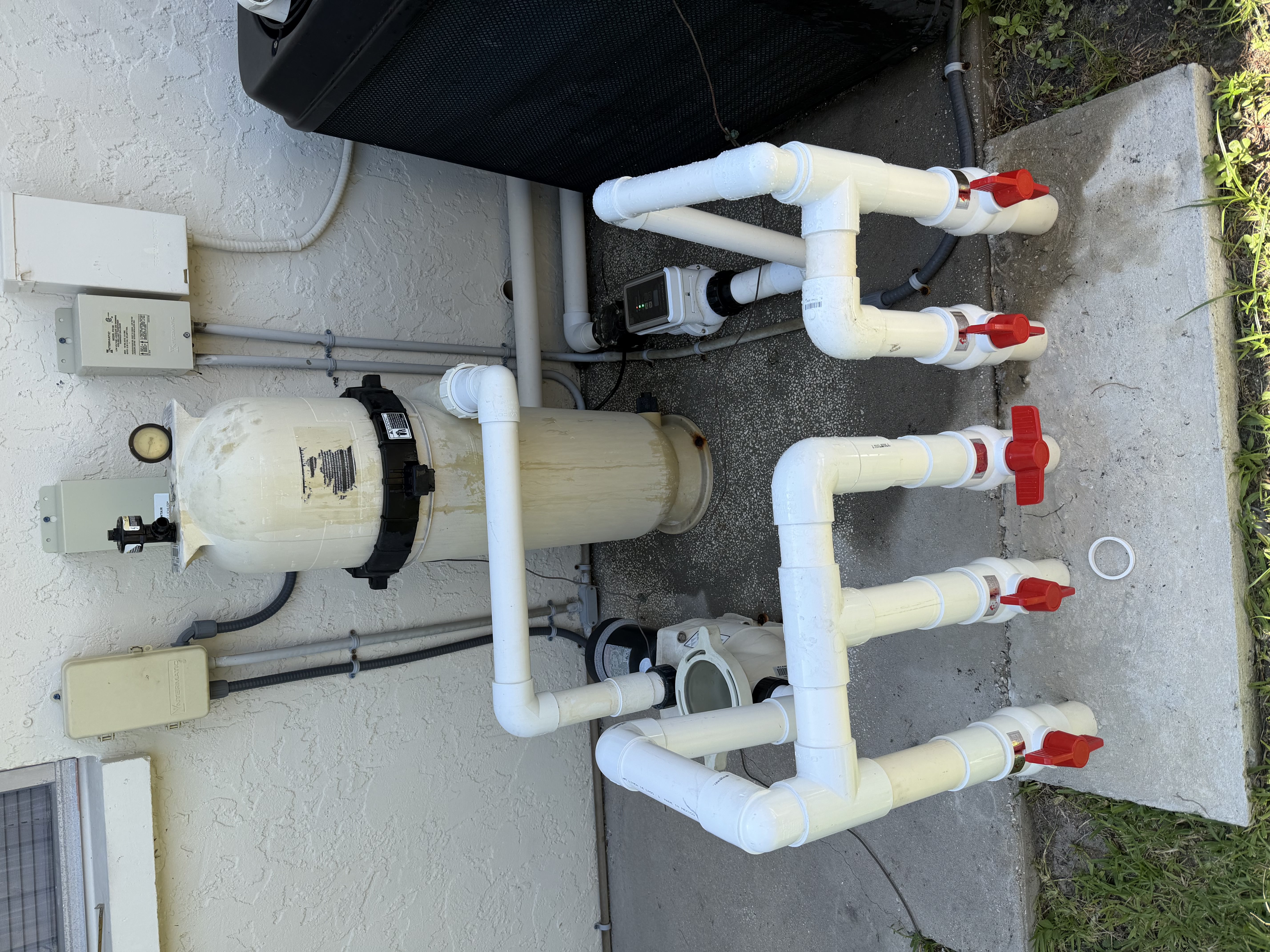 Pool equipment installation in Naples, FL new pump and filter setup