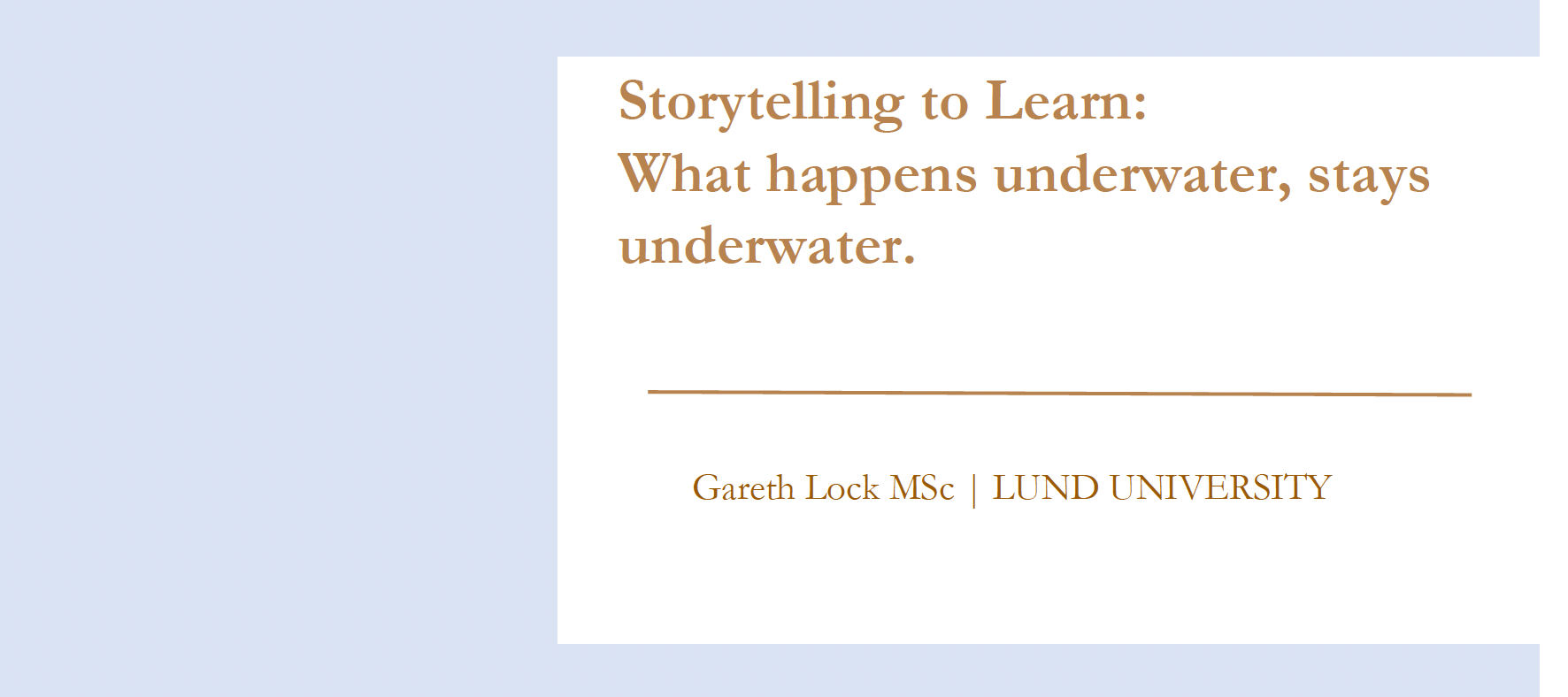 Storytelling Storytelling