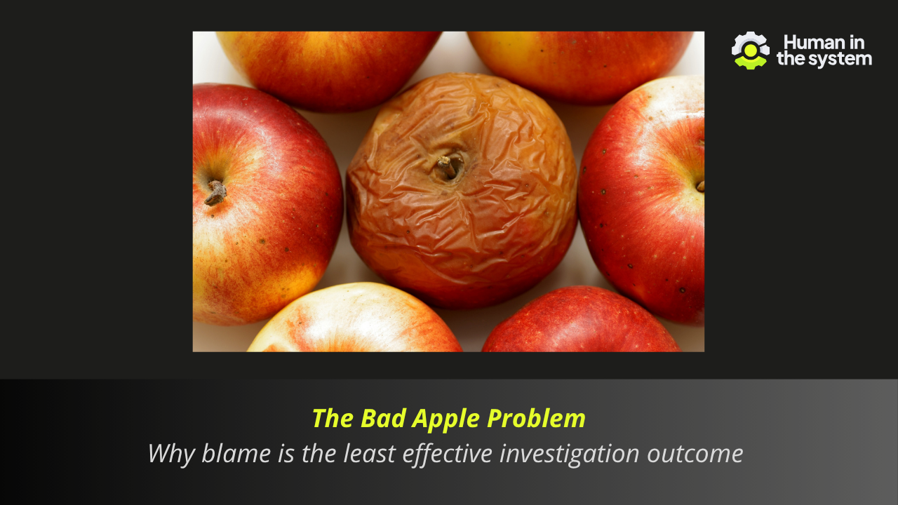 Fire the person, keep the system, and the next person inherits identical conditions. Blame produces closure, not change. Be better than yesterday by understanding what the system created — not just who was standing nearest.