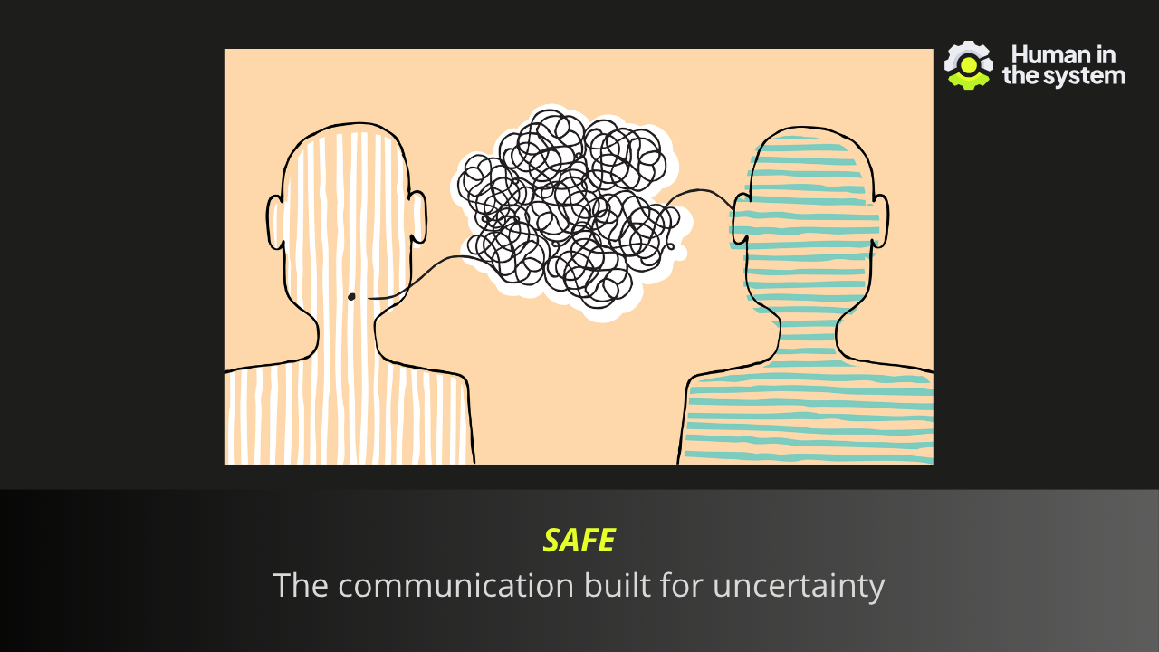 SBAR is for clarity. SAFE is for uncertainty. The explicit options-weighing step between Facts and Execute is what most frameworks skip — and where most costly commitments are made. Be better than yesterday by thinking before acting.