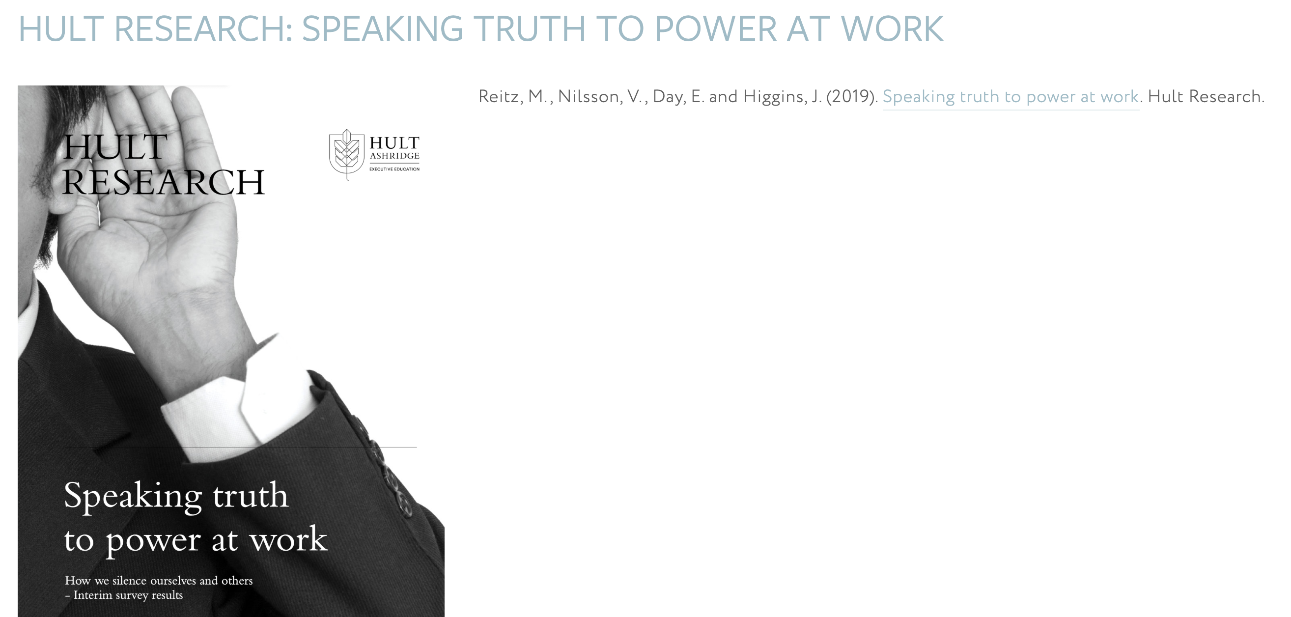 Truth to Power Truth to Power