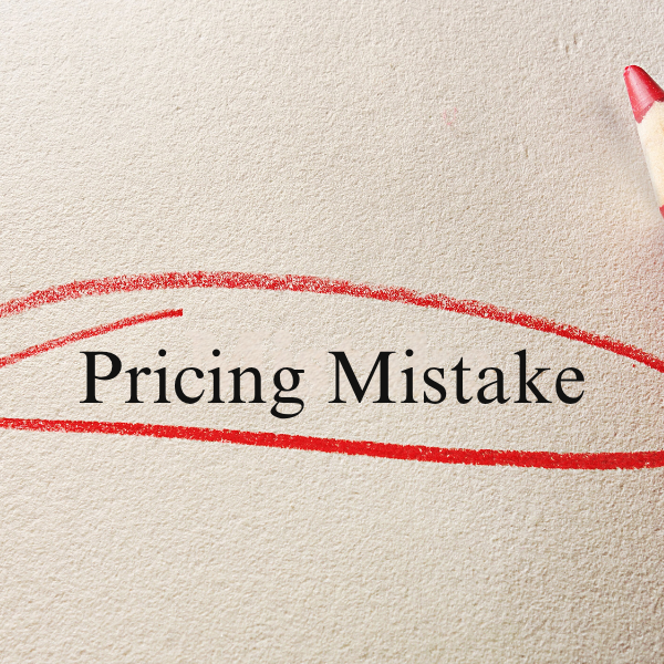 Pricing Mistake Pricing Mistake