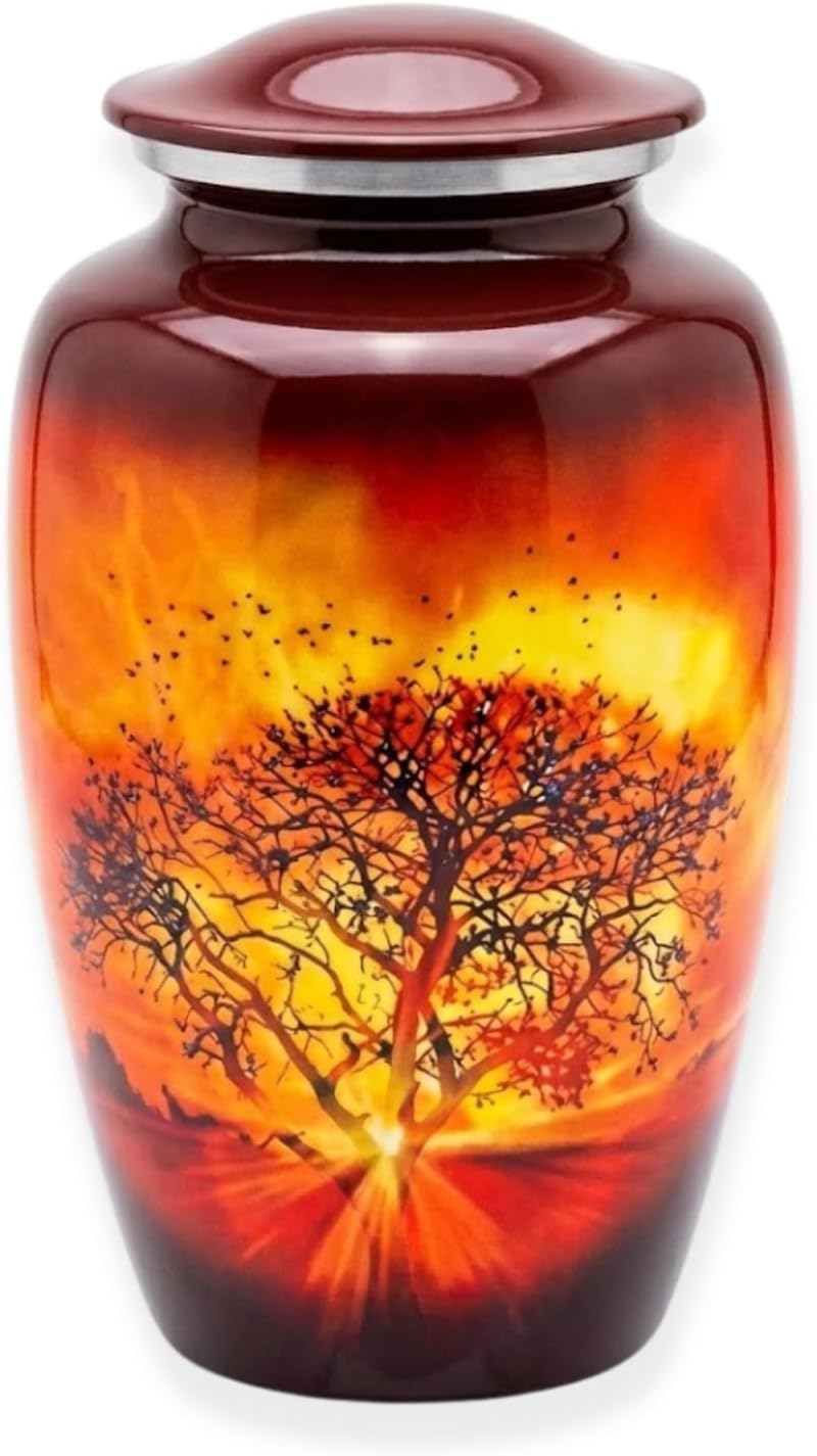 Trupoint Memorials patriotic cremation urn for human ashes