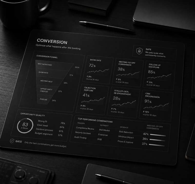 Phase 3 Conversion — optimising show rates and meeting-to-opportunity conversion